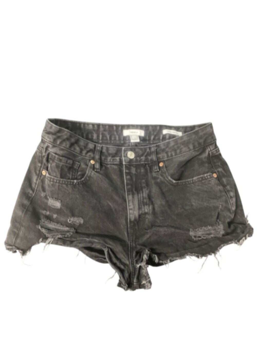 Forever21 denim distressed shorts size 30